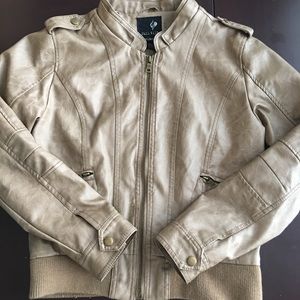 Full tilt faux leather jacket